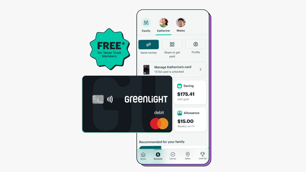 Greenlight App and Card