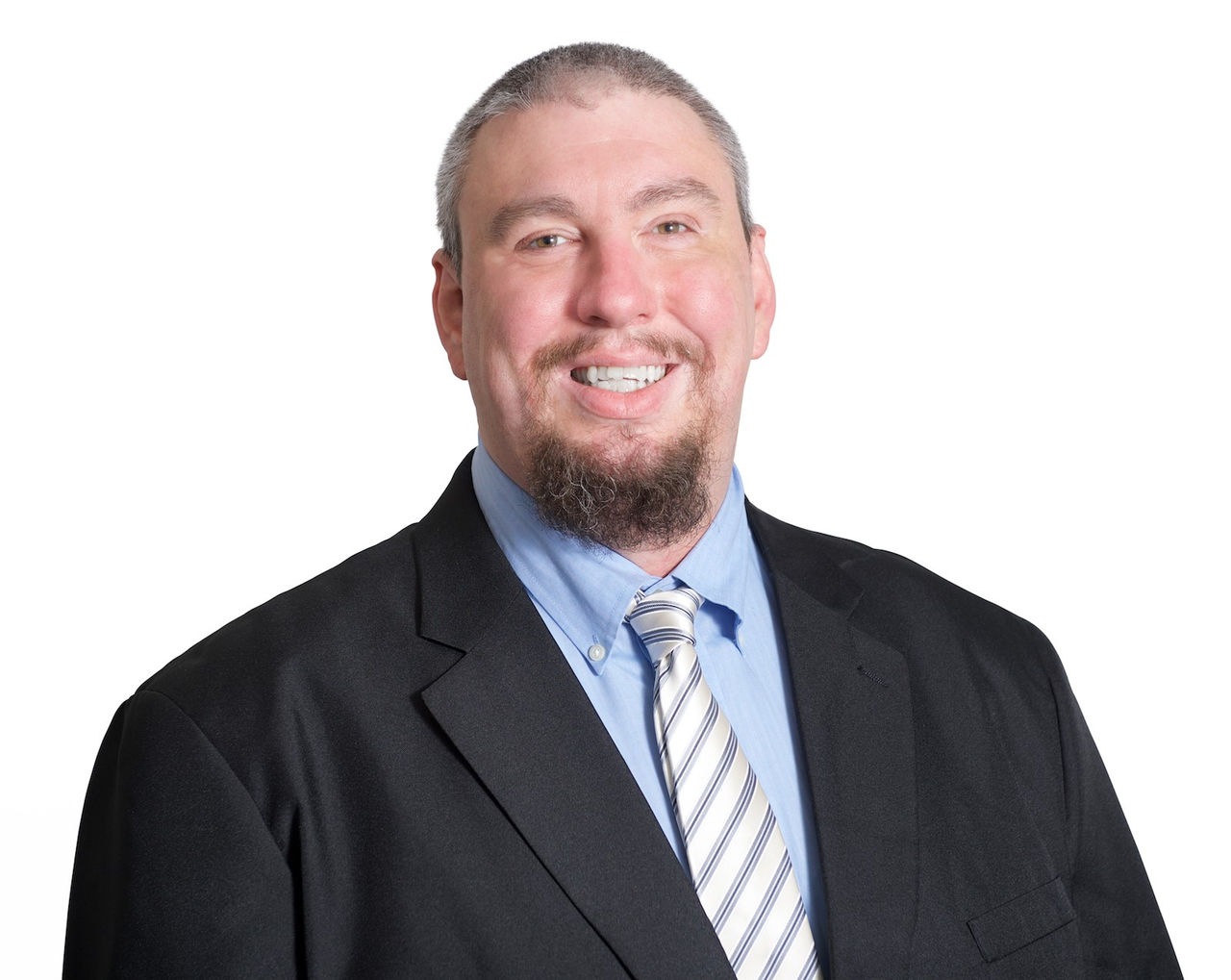 man in black business suit